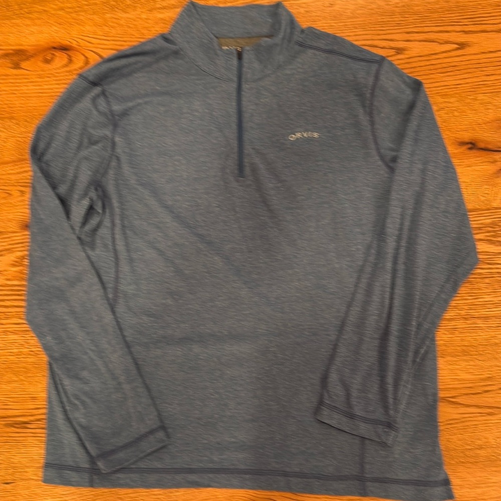 Orvis men’s large 3/4 zip